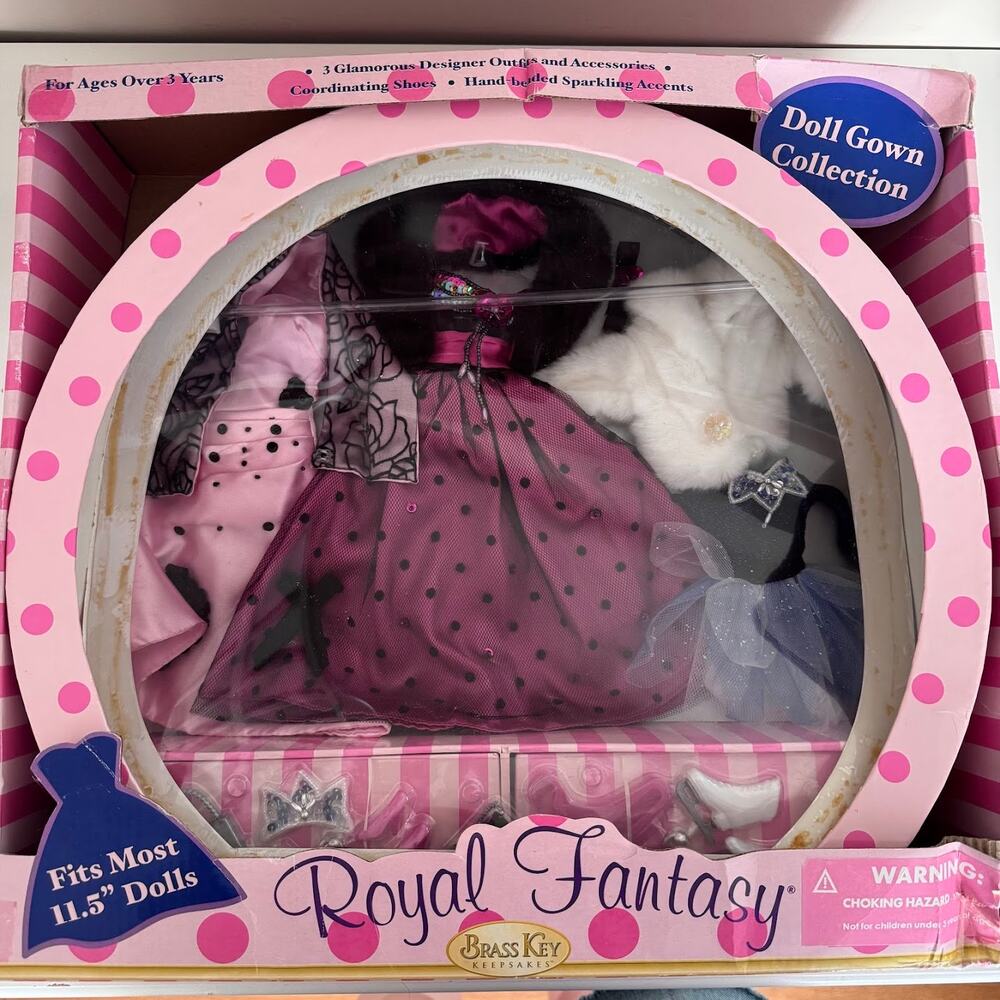 2005 Brass Key Keepsakes Royal Fantasy Doll Gown Collection NIB 11.5" Barbie - Picture 6 of 6